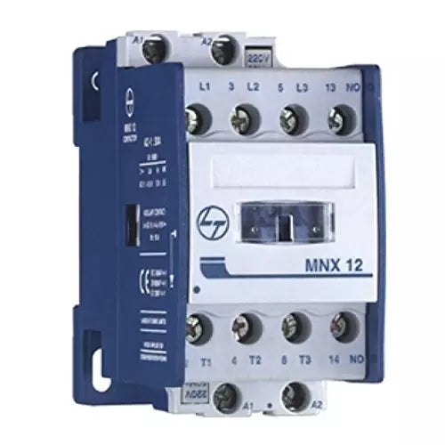 Lauritz Knudsen (Formerly L&T Switchgear Business) MNX 22 240V 3 Pole Power Contactor with 1NO Aux Contact – Cat No. CS94980BOOO