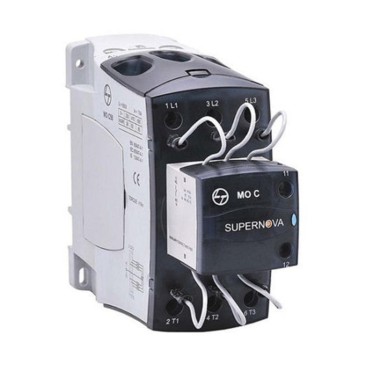 Lauritz Knudsen (Formerly L&T Switchgear Business) MO C5 Capacitor Duty Contactor – 5 kVAr, Frame Size 1, 240V Coil, 1NO Early-Make Contact – CS96127BOOO