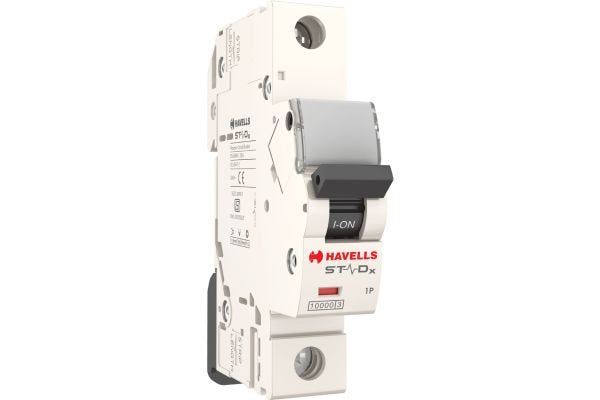 Havells SP C Curve MCB 6A Single Pole DHMZCSPF006 | Motor & Inductive Load Circuit Protection