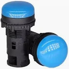 Lauritz Knudsen (Formerly L&T Switchgear Business) Universal Indicator LED Blue 24–240V AC/DC Pro – Cat No. EPLB224C