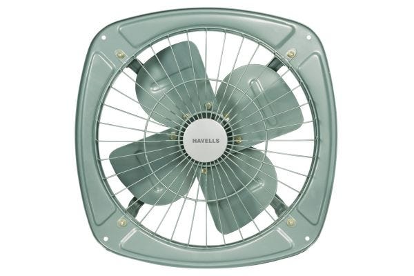 Havells Ventilair DB Metal Domestic Exhaust Fan 230mm Grey | Heavy Duty Motor with Double Ball Bearing