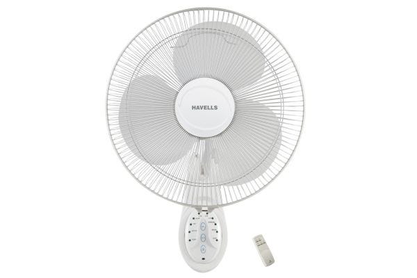 Havells Platina Wall Fan 400mm | Remote Control Copper Motor Cooling Fan