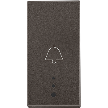 Legrand Myrius NEXTGEN BELL PUSH with Indicator 1Way 1Module Charcoal Grey - 679421