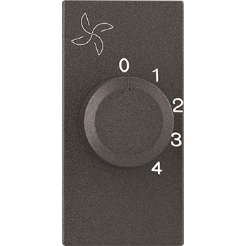 Legrand Myrius NEXTGEN FAN REGULATOR 100W 1Module Charcoal Grey - 679439