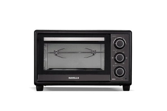 Havells OTG 20 L BL GHCOTCVK138 1380W | Double Glass Door with Rotisserie
