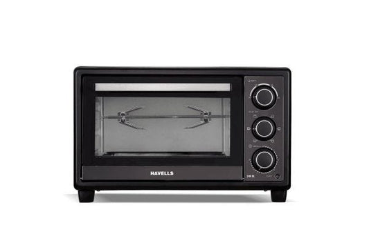 Havells OTG 24 L BL GHCOTCWK138 1380W | Double Glass Door with Rotisserie & Inner Lamp
