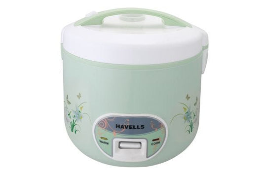 Havells Max Cook DLX Electric Cooker GHCRCBWG100 2.8L 1000W | Keep Warm Function with Steamer