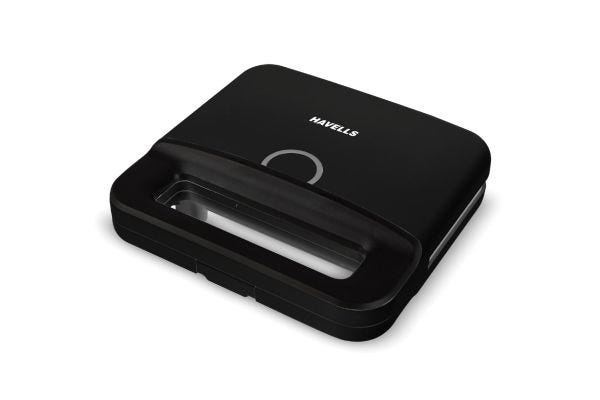 Havells Perfect Fill Plus Grill Sandwich Maker GHCSTDSK075 800W 2 Slice | Non-Stick Grill Plates
