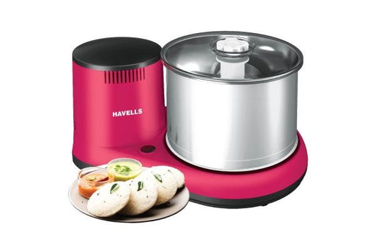 Havells Alai Wet Grinder GHFWGCXR015 150W 2L | Food Grade SS Drum with Coconut Scraper