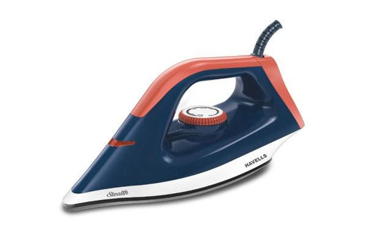 Havells Stealth Dry Iron GHGDIBFB100 1000W | Non-Stick Soleplate with 1.7m Cord