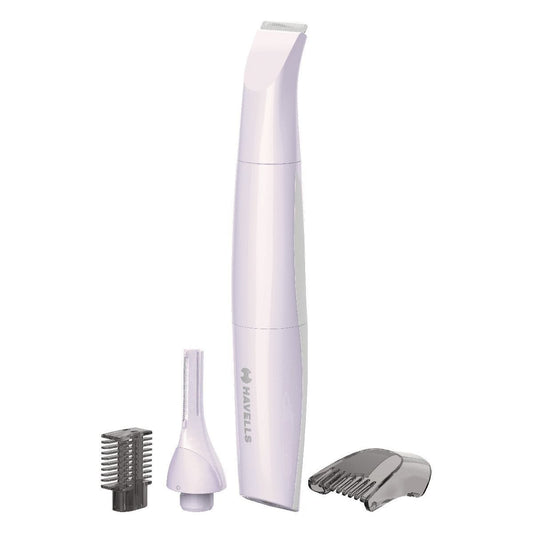 Havells FD5004 Lady Body Groomer Purple | Rechargeable Precision Grooming Kit