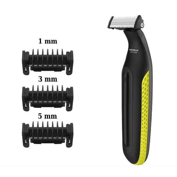 Havells ST7000 Dual Blade Shimmer Waterproof Trimmer & Shaver | 60 Min Runtime with Stainless Steel Blades