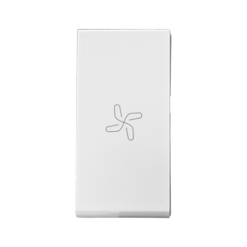 Legrand Allzy Switch 6A 1Way with Fan Marking 1Module White - 681104