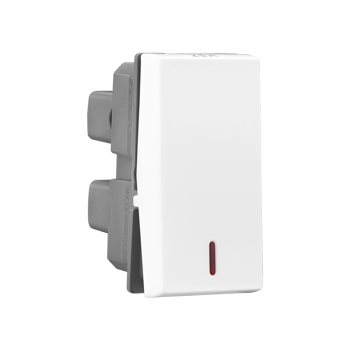 Legrand Allzy Switch 25A 1Way with Indicator 1Module White - 681106