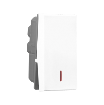 Legrand Allzy Switch 20A 1Way with Indicator 1Module White - 681108