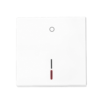 Legrand Allzy DP Switch 20A 1Way with Indicator 2Module White - 681115