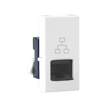 Legrand Allzy RJ45 Cat-6 UTP Socket 1Module White - 681132