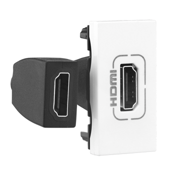 Legrand Allzy Pre-terminated HDMI Socket 1Module White - 681134