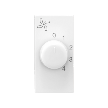 Legrand Allzy Fan Regulator 4-step 1Module White - 681140