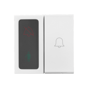 Legrand Allzy DND & CMR Indicator with Bell Push 6A External Unit 2Module White - 681149