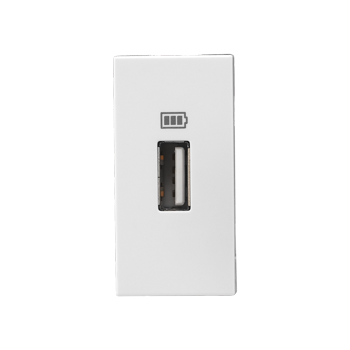 Legrand Allzy USB Charger 1500mA Type A 1Module White - 681152