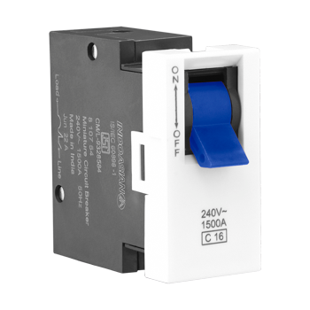 Legrand Allzy MCB SP C Curve 16A 240V 1Module White - 681158