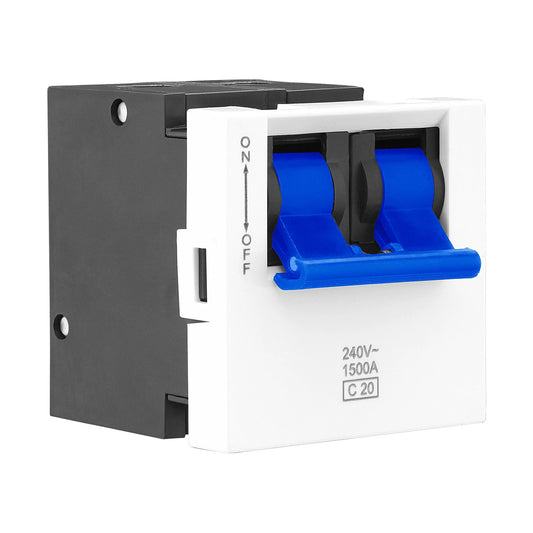 Legrand Allzy MCB DP C Curve 20A 240V 1Module White - 681163