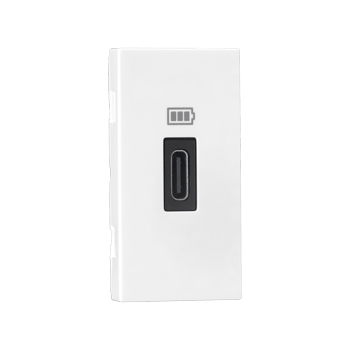 Legrand Allzy USB Charger 1500mA Type-C 1Module White - 681171