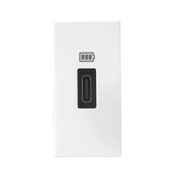 Legrand Allzy USB Charger 1500mA Type-C 1Module White - 681171