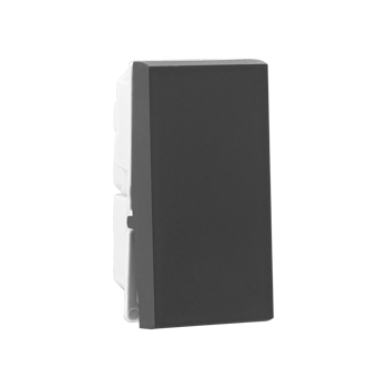 Legrand Allzy Switch Matt Black 6A 1Way 1Module - 681200