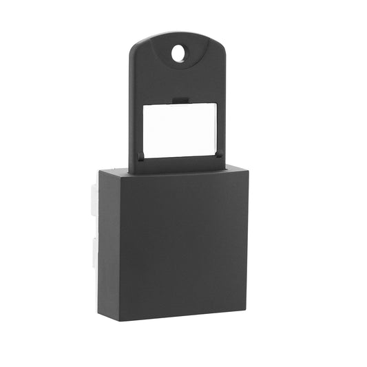 Legrand Allzy DP Key Tag Switch Matt Black 32A 2Module - 681217