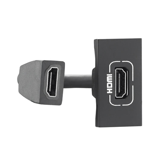 Legrand Allzy Pre-terminated HDMI Socket Matt Black 1Module - 681234