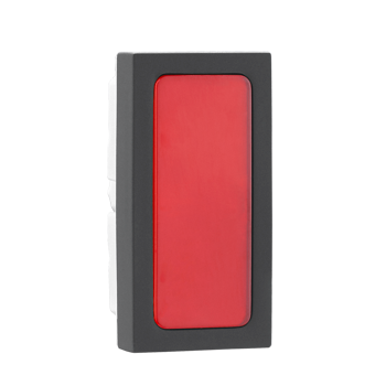 Legrand Allzy Matt Black Flat Indicator Red 1Module - 681238