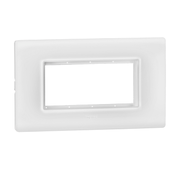 Legrand Allzy Plate & Frame White 4Module - 681303