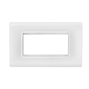 Legrand Allzy Plate & Frame White 4Module - 681303