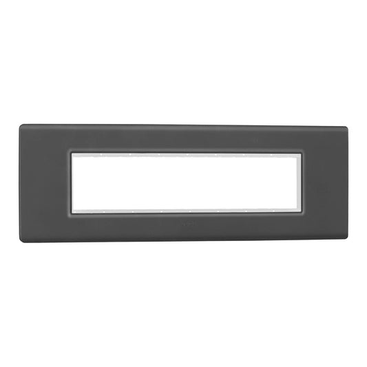 Legrand Allzy Plate & Frame Matt Black 8Module - 681316