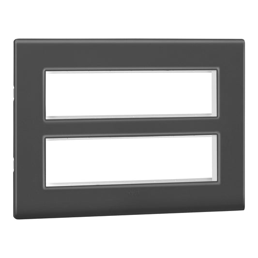 Legrand Allzy Plate & Frame Matt Black 16Module - 681320