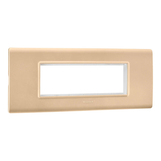 Legrand Allzy Plate & Frame Gold 8Module - 681338