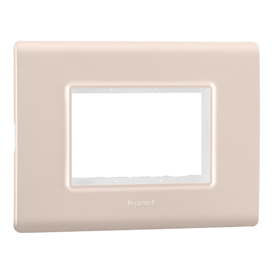 Legrand Allzy Plate & Frame Rose Gold 3Module - 681357
