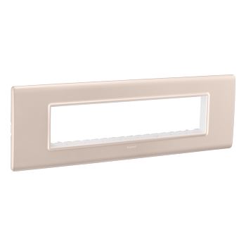 Legrand Allzy Plate & Frame Rose Gold 9Module - 681362