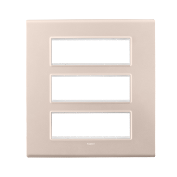 Legrand Allzy Plate & Frame Rose Gold 18Module - 681365