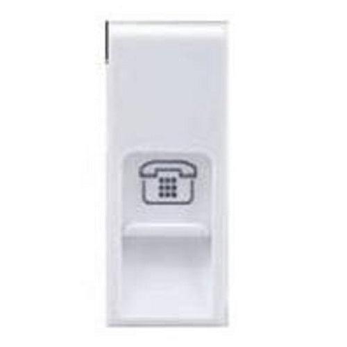 MKSR RJ11 Socket with Shutter – 1M (OT11W11)