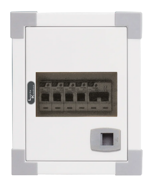 MKSR SPN Distribution Board 4-Way Double Door Glazed – PH104DDG