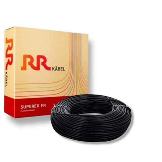 RR Kabel Homecab 1 Core 0.75 SQMM Cable – Black – 200 Mtr (RR1C0.75FRBLACK200)