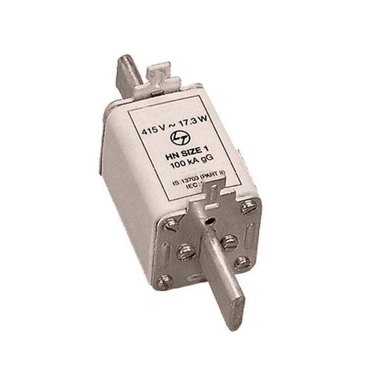 Lauritz Knudsen (Formerly L&T Switchgear Business) HRC Fuse HN Size 0 100A – Bolted Type for FN/FNX 200 S-D-F – SF94129OOOO