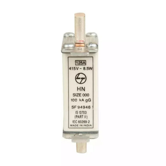 Lauritz Knudsen (Formerly L&T Switchgear Business) HRC Fuse HN Size 000 80A 415V – Industrial Fuse Link – Cat No. SF94941OOOO