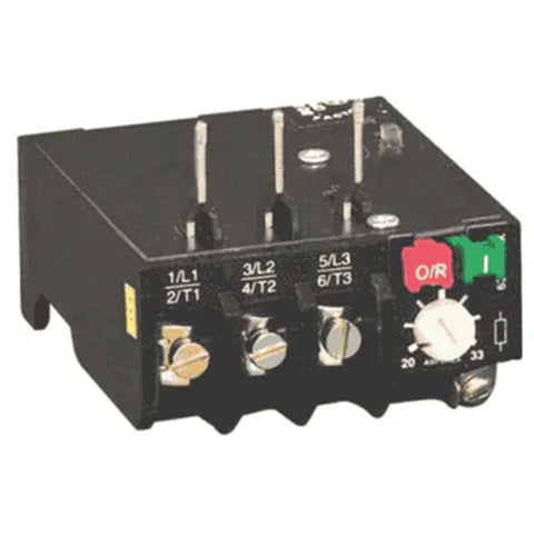Lauritz Knudsen (Formerly L&T Switchgear Business) MN2 Thermal Overload Relay 0.2–0.33A – Direct Mounting for MNX 9–40 (SS94141OOEO)