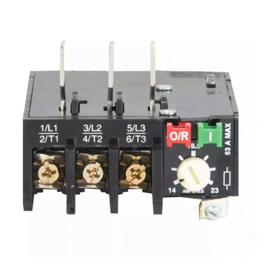 Lauritz Knudsen (Formerly L&T Switchgear Business) Thermal Overload Relay MN2 20–33A – Direct Mount for MNX 9–40 (SS94145OOEO)