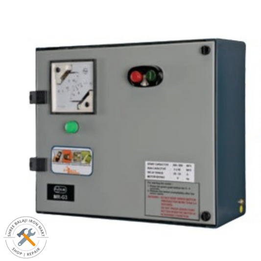 Lauritz Knudsen MR-G3 Controller 3 HP – Relay 13–22A – With Ammeter & Voltmeter – HSN 8536 – Cat. No. SS97724BEDH