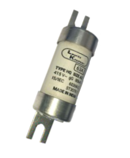 Lauritz Knudsen (Formerly L&T Switchgear Business) HRC Fuse HQ Size A3 35A Bolted Offset Type – Suitable for HK 63B/63H Fuse Base – ST30759OOOO